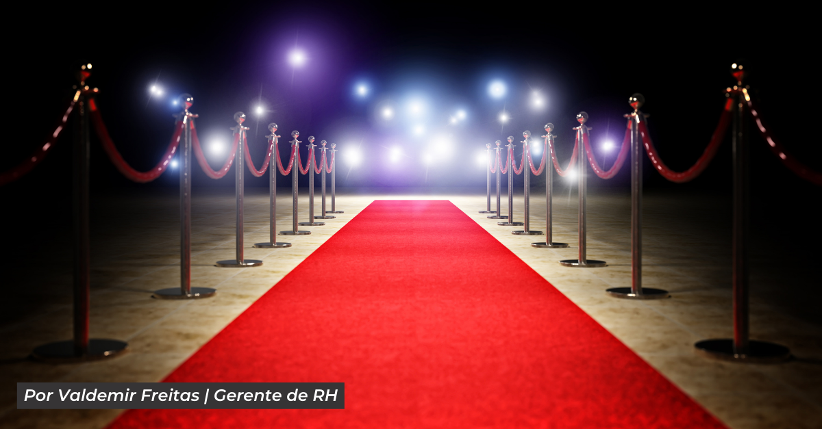 A experiência do candidato.