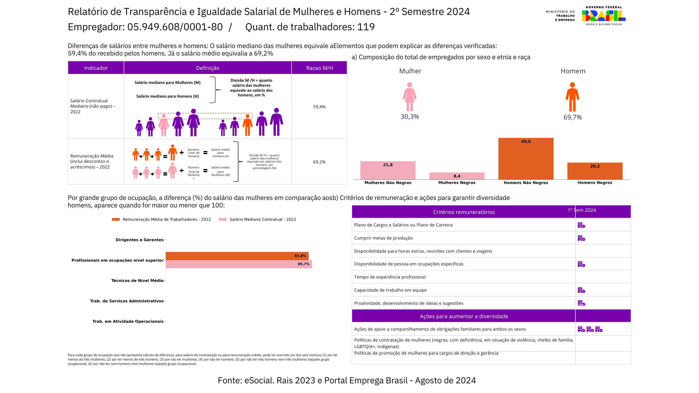 Relatório de Transparência Salarial RJ – 2º semestre 2024